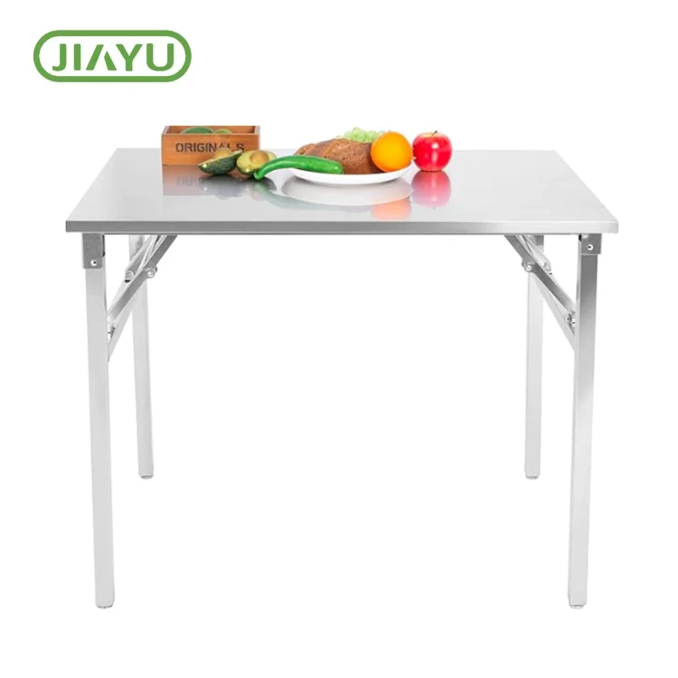 Inotakurwa foldable Stainless Simbi Camping tafura
